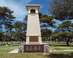 In 1910, a monument dedicated to the deceased members of the Phoenix Volunteer Fire Department was erected in the cemetery.